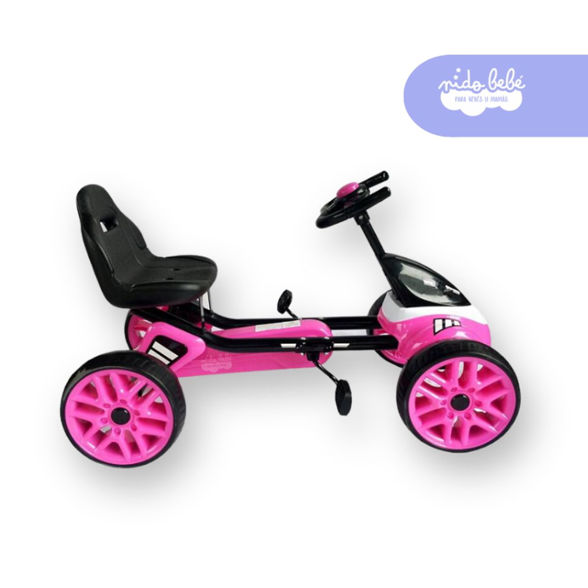 GENERICO - Carrito Chachicar para Niño modelo Veloster color Rosado