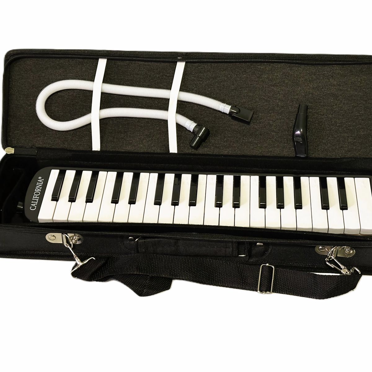 CALIFORNIA - Melódica California 37 Teclas con Estuche Rígido - Negro