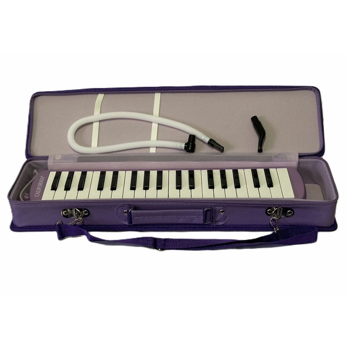 CALIFORNIA - Melódica California 37 Teclas con Estuche Rígido - Lila