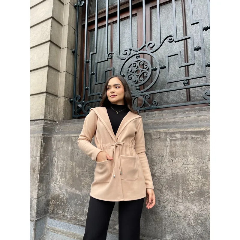 ALLEZ COLLECTION - CAPA CON CAPUCHA  VERSATIL PARA MUJER