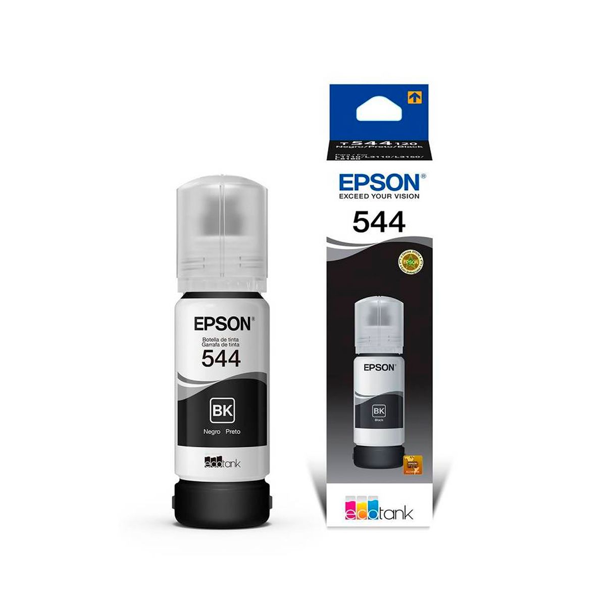 EPSON - TINTA EPSON 544 NEGRO, 4500 PAG, L1110/1210/3110 P/N: T544120-AL