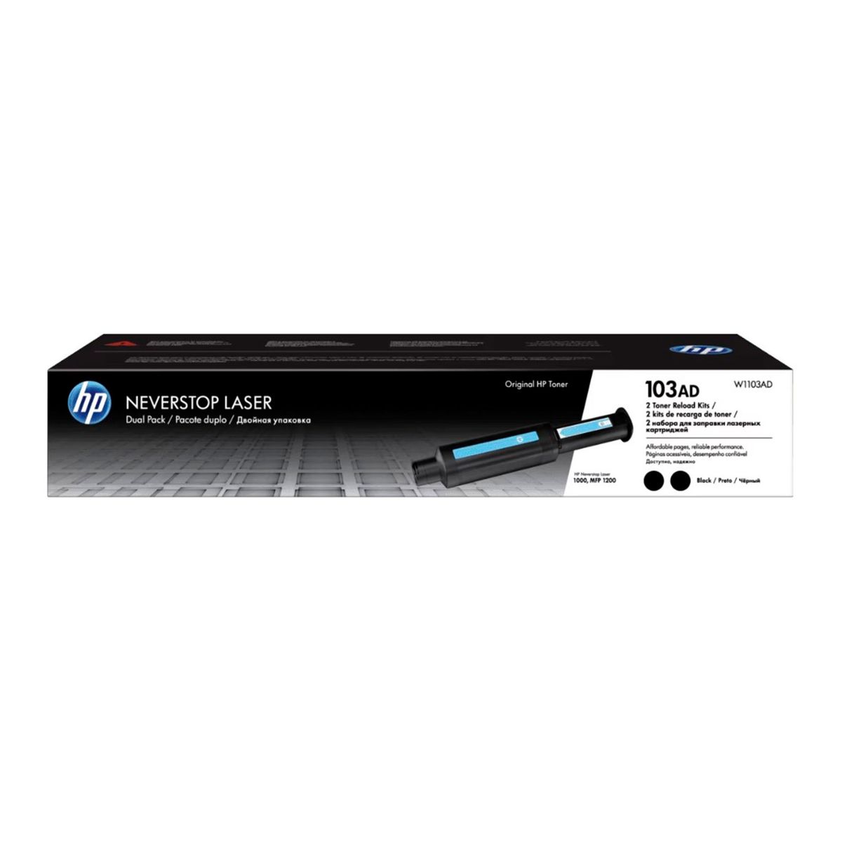 HP - TONER HP 103AD NEGRO, 2500 PAG, NS LASER 1000 (PACK X2) P/N: W1103AD
