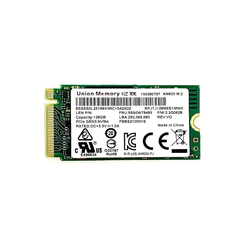 UNION - UNIDAD DE ESTADO SOLIDO UNION MEMORY AM620 128GB M.2 P/N: SSS0L25188