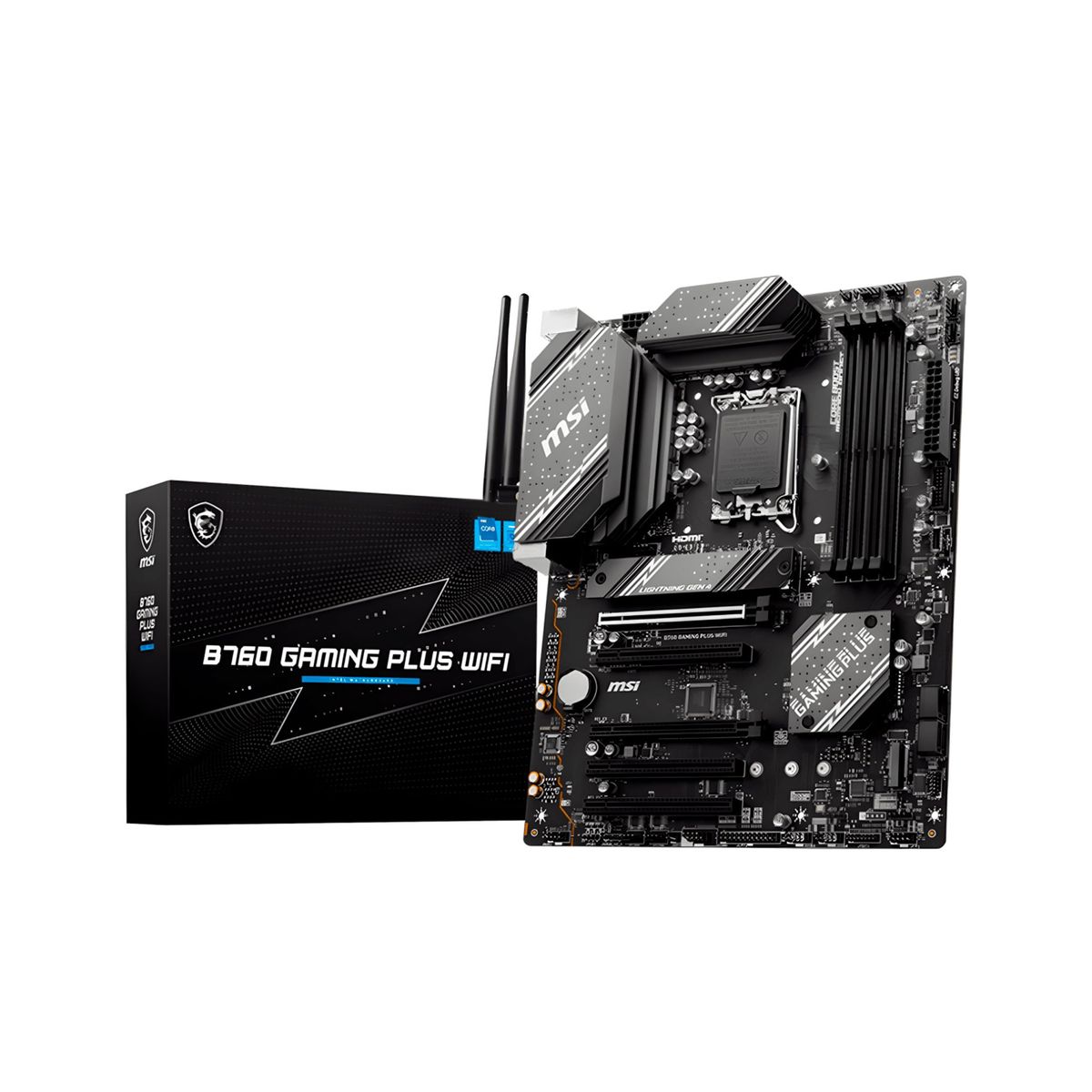 MSI - PLACA BASE MSI B760 GAMING PLUS WIFI LGA1700 P/N: 824142319420