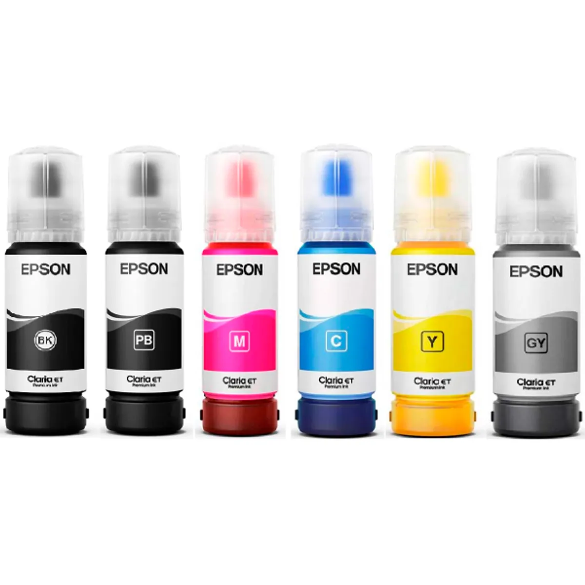 EPSON - Pack Tinta Epson T555 T554 Colores y Negro Para L8160 L8180