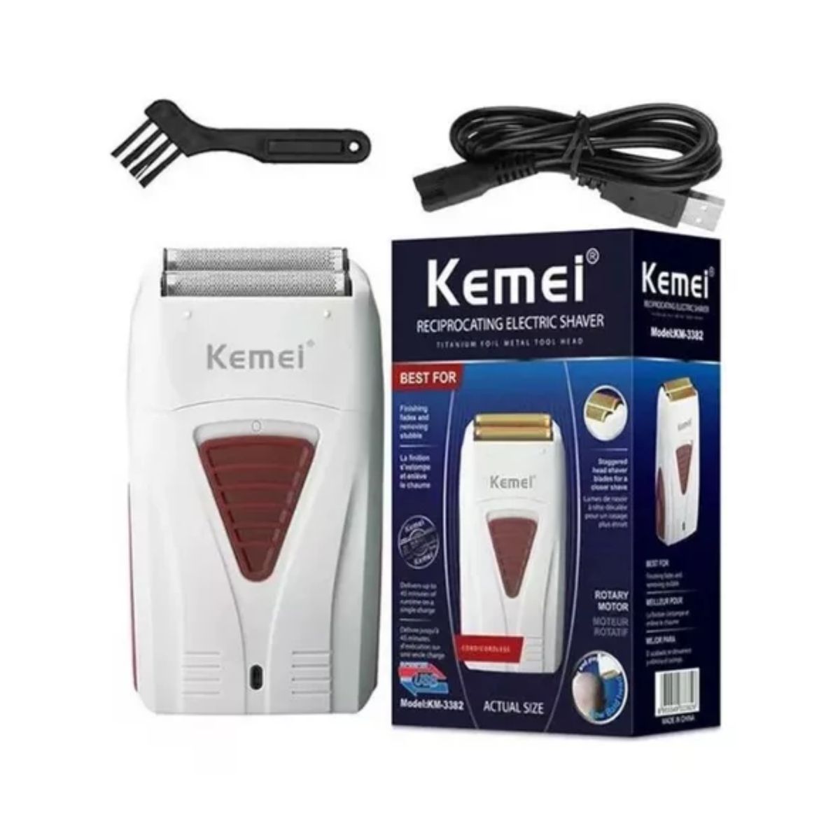 KEMEI - Máquina de Afeitar Profesional KEMEI 3382