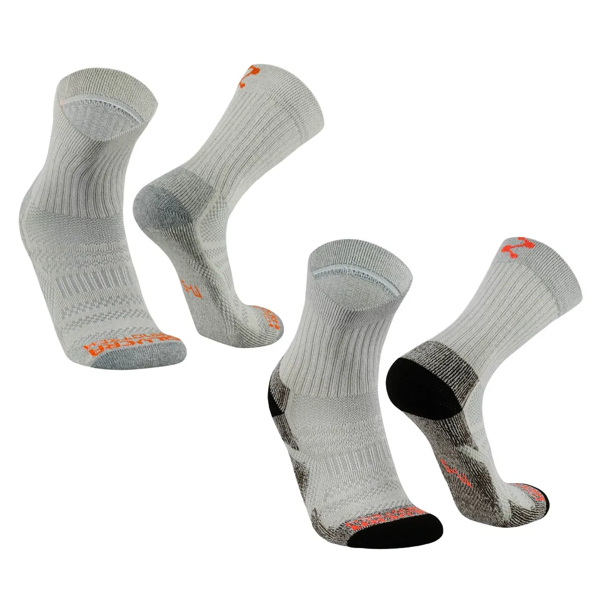 SILVERA NANOTECH - Medias trekking térmicas deportivas gimnasio yoga hombre mujer 2 pares.-