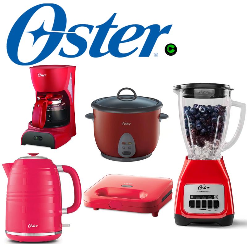 OSTER - COMBAZO OSTER LICUADORA + HERVIDOR + ARROCERA + SANDWICHERA + CAFETERA