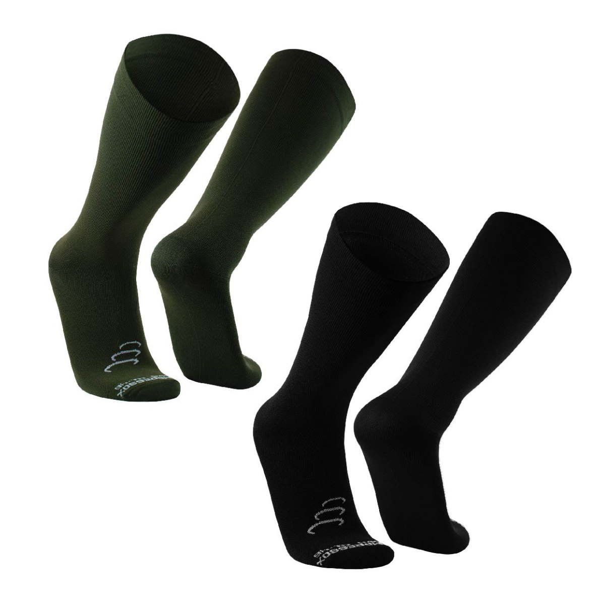 SILVERA NANOTECH - Medias de Compresión de Algodón Pima 15-20 mmHg para Varices Embarazo