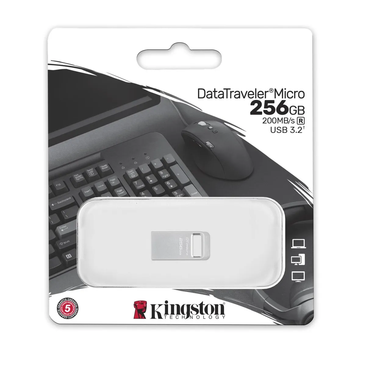 KINGSTON - Kingston - usb 256gb - datatraveler Micro 200mbs
