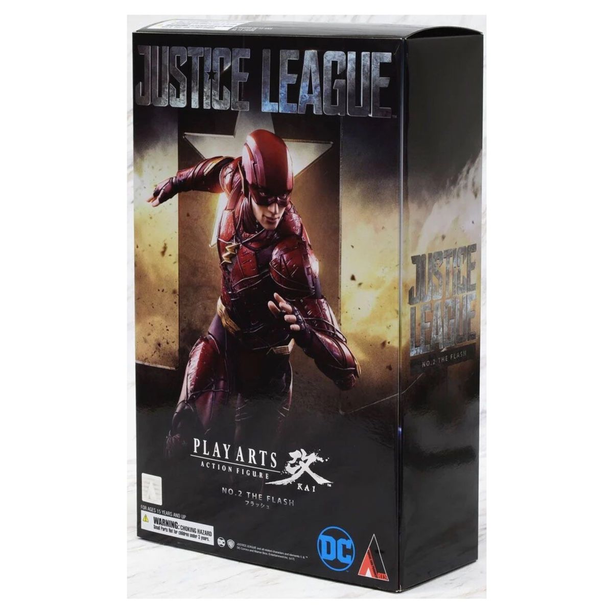 DC COMICS - Justice League Play Arts Kai Flash Liga de la Justicia 25cm