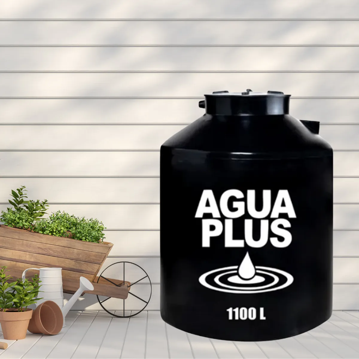 AGUA PLUS - Tanque De Agua 1100LT - Incluye Accesorios