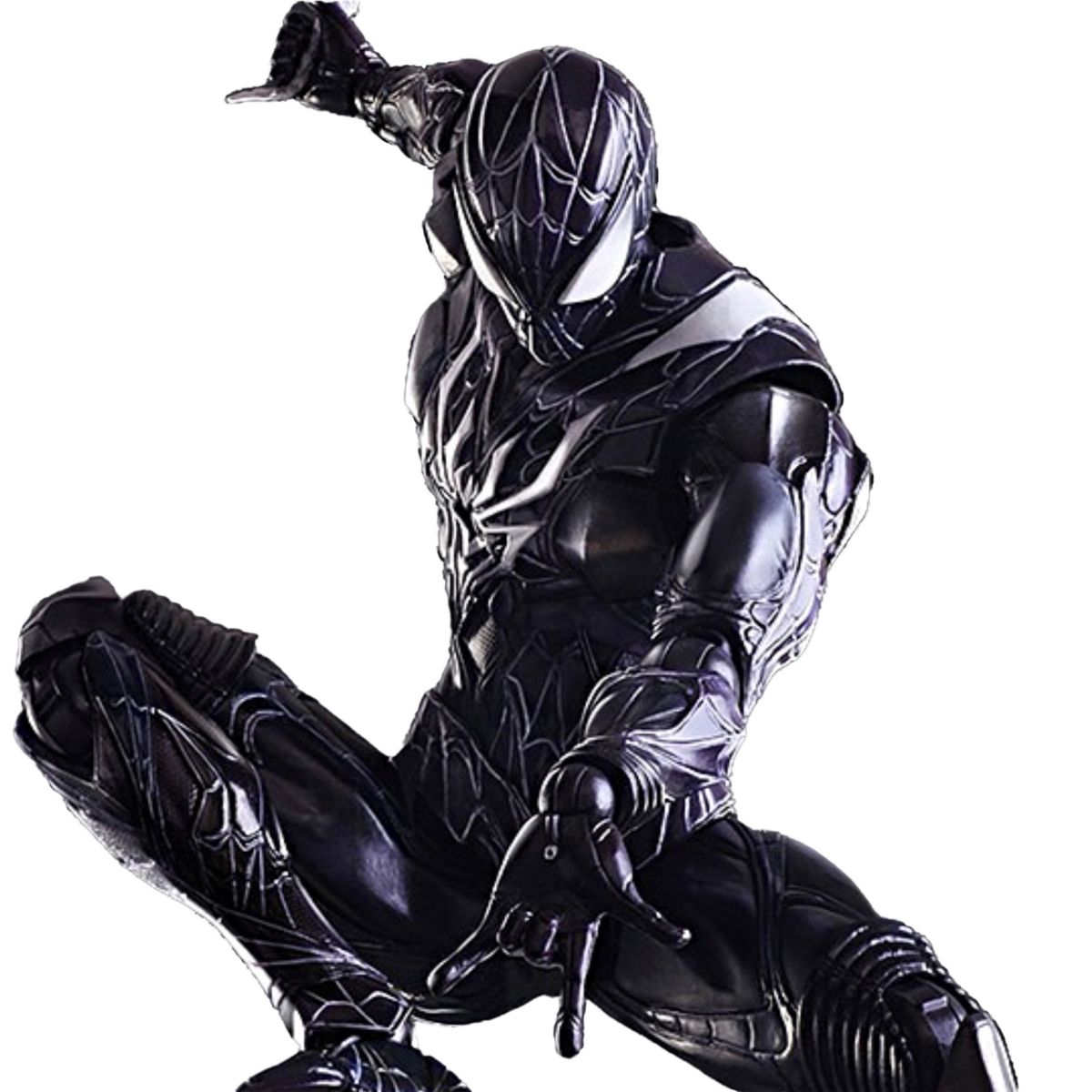 MARVEL - Spiderman Marvel Play Arts Kai Spider-Man Black Suit 25cm
