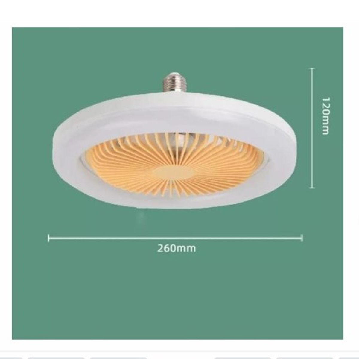 GENERICO - Foco Ventilador de techo  ahorrador 30W con CONTROL