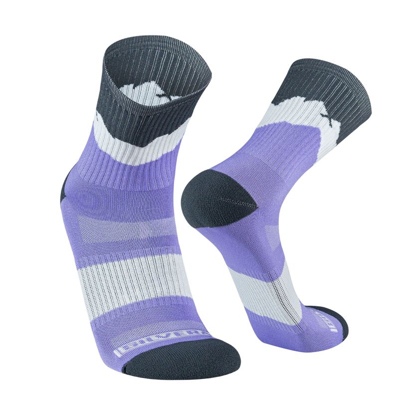 SILVERA NANOTECH - Medias trail running mujer hombre compresión trekking gym tenis padel