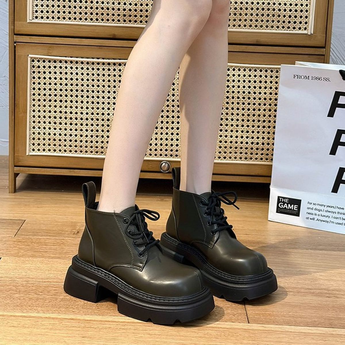 TIOZONEY - Botin De Mujer Moda