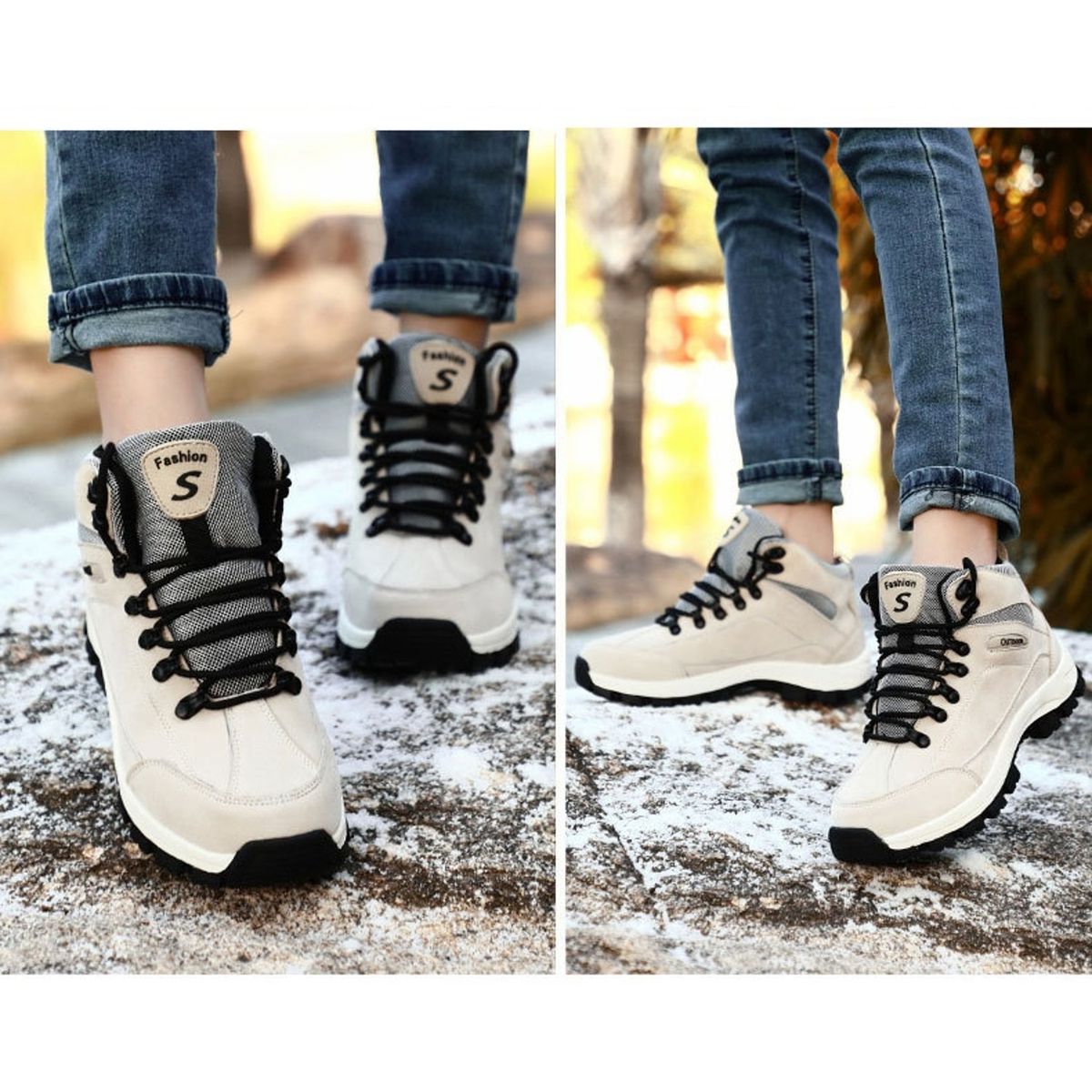 TIOZONEY - Botas de nieve al aire libre