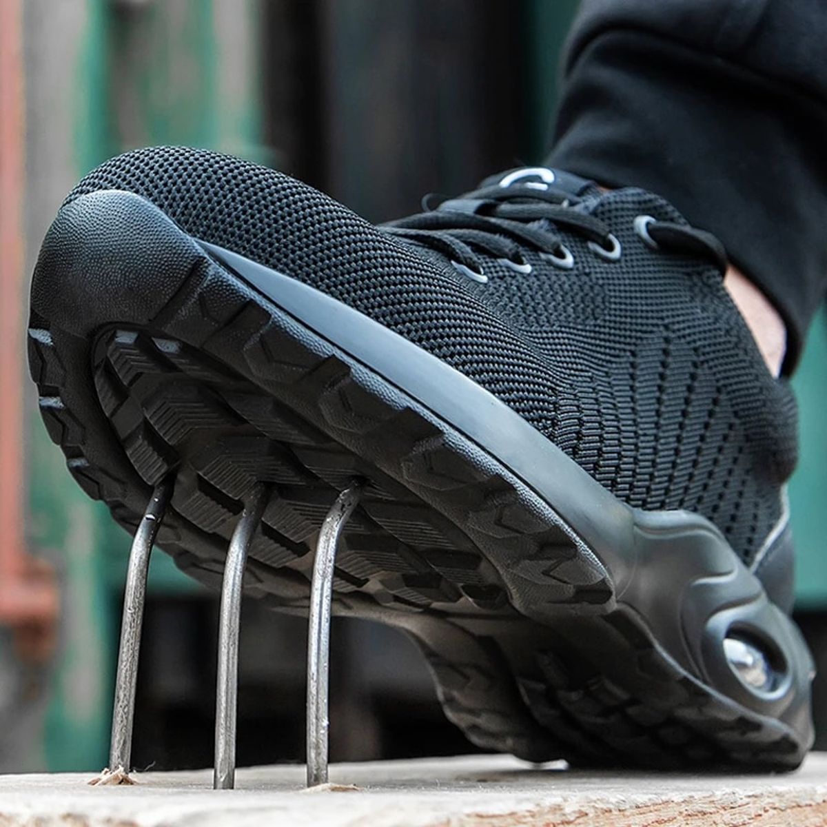 TIOZONEY - Zapatos de seguridad para hombre