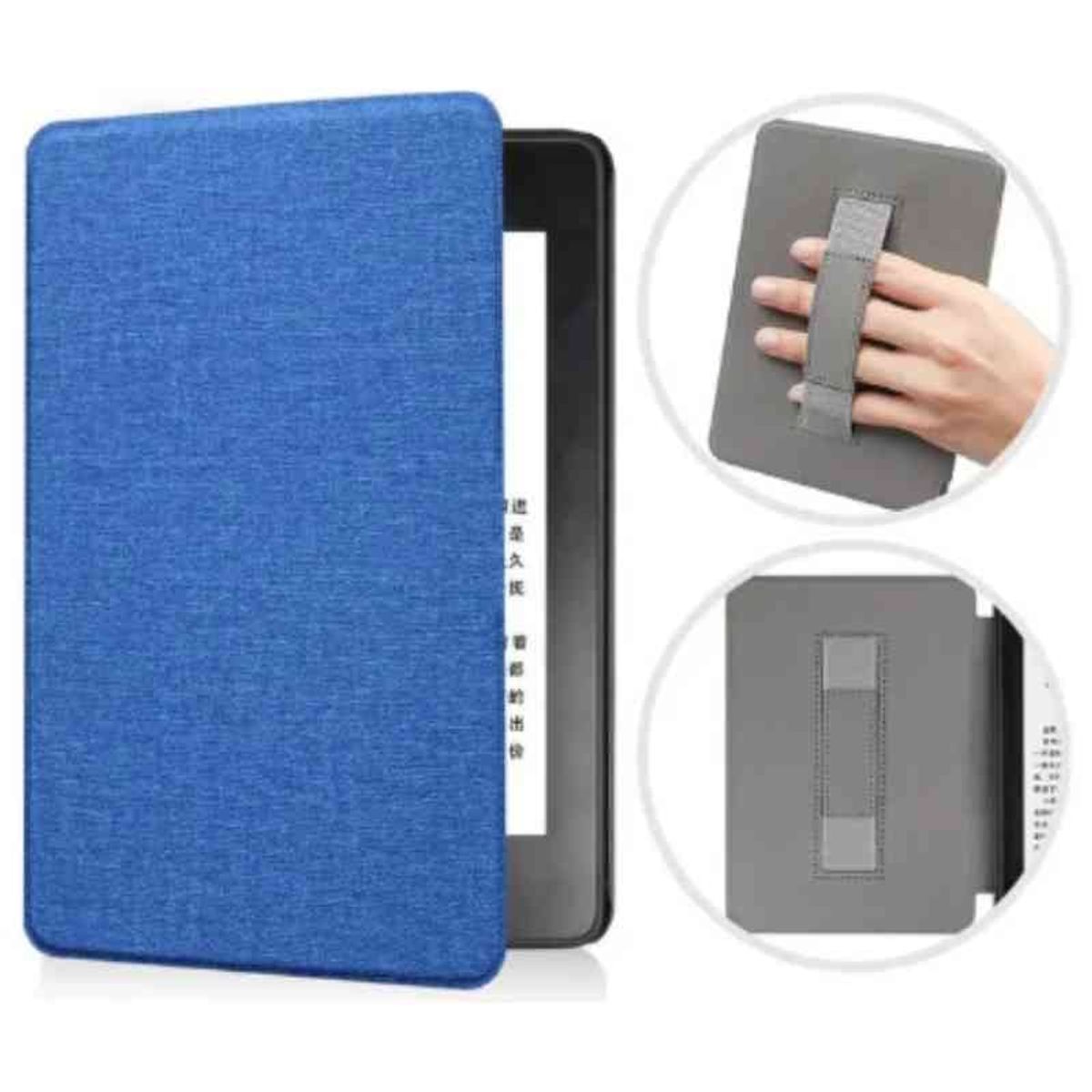 GENERICO - Funda case   c/sujetador para Amazon Kindle10 gen J9G29R AZUL