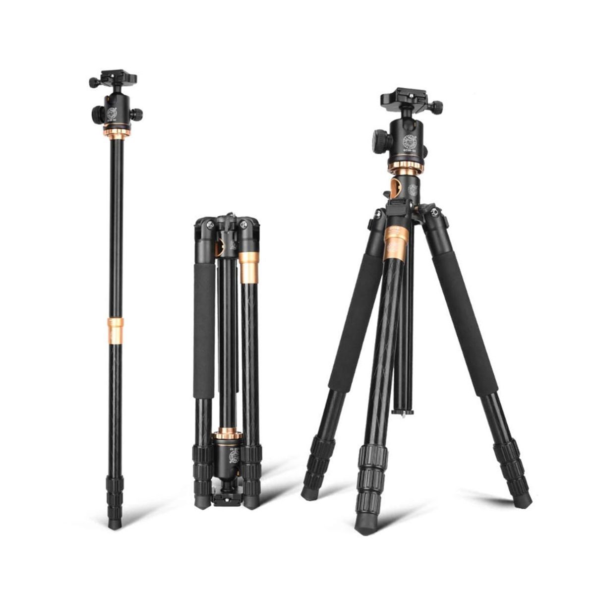 NEO DIGITAL - Trípode para Cámara Monopie Horizontal Aluminio Vídeo Profesiona Q999H