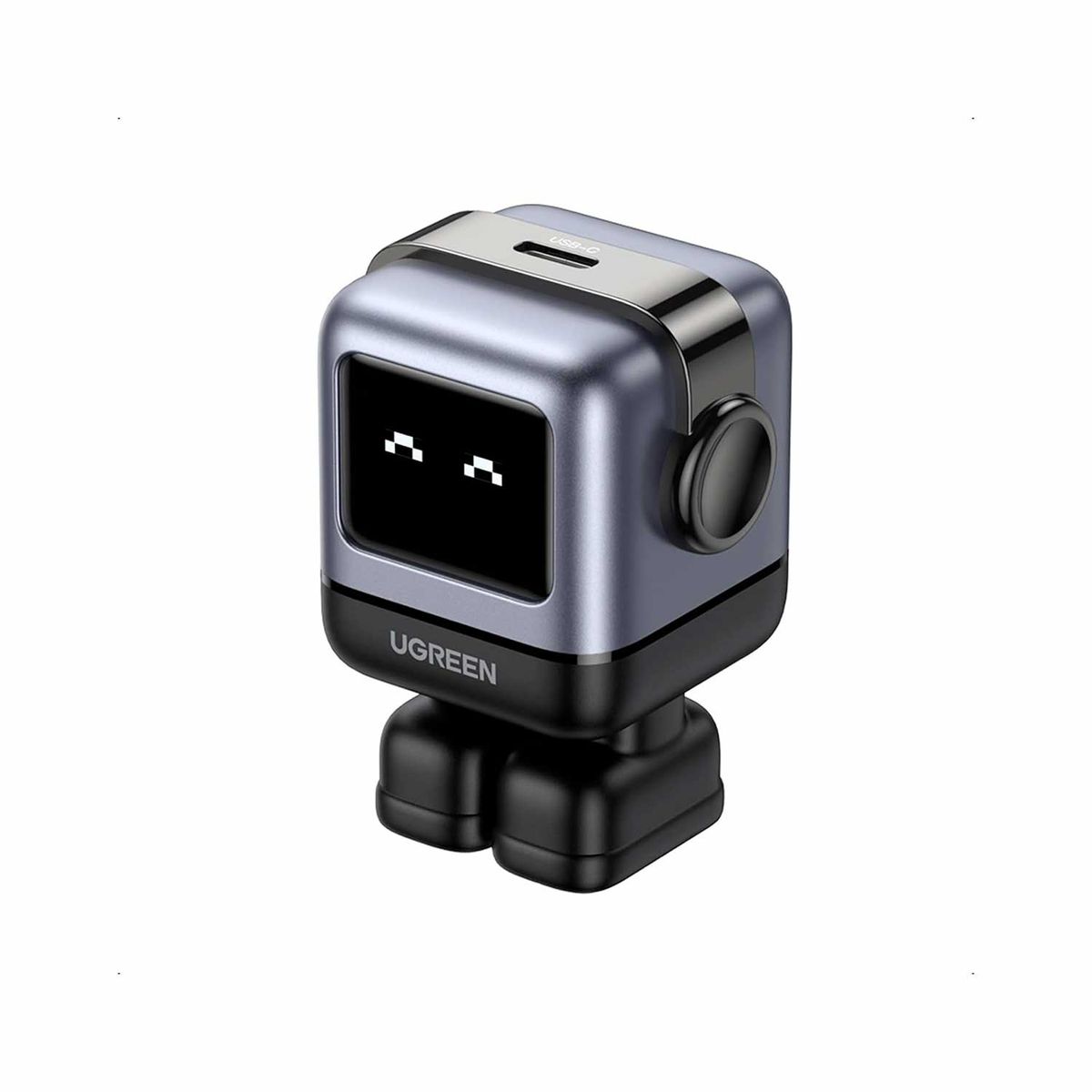 UGREEN - Cargador Ugreen Robot 30 Watts Tipo C Pantalla Led Carga Rapida Black 15550