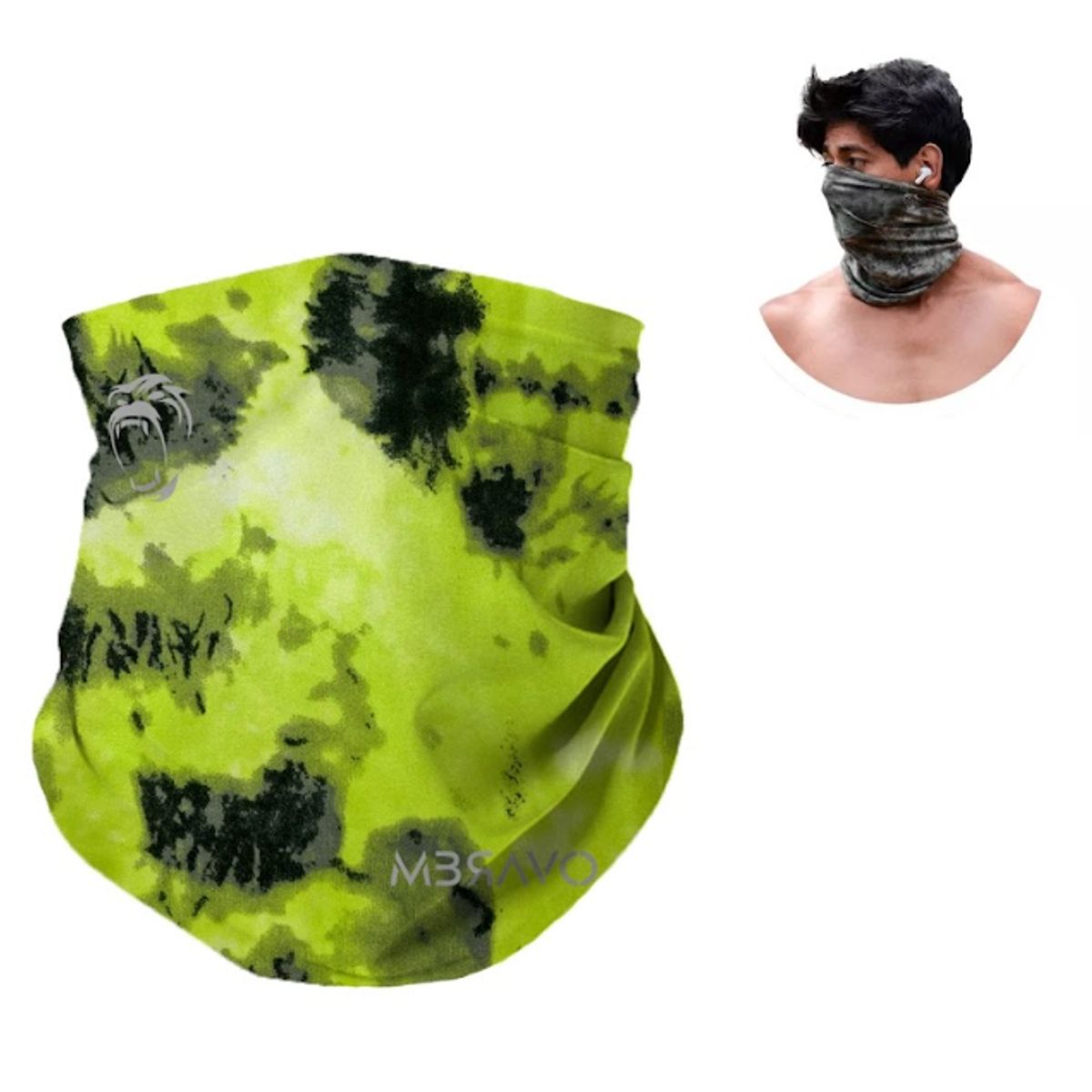 GENERICO - CUELLERA BANDANA TUBULAR DEPORTIVA ANTIALERGICA ENERGY