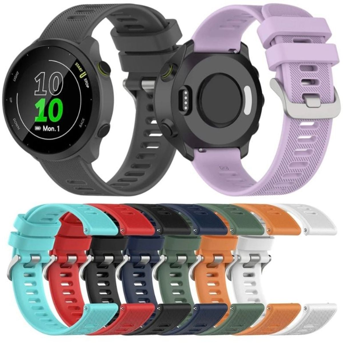 GENERICO - Correas para Garmin Forerunner 158 / 55 / Venu sq / Venu