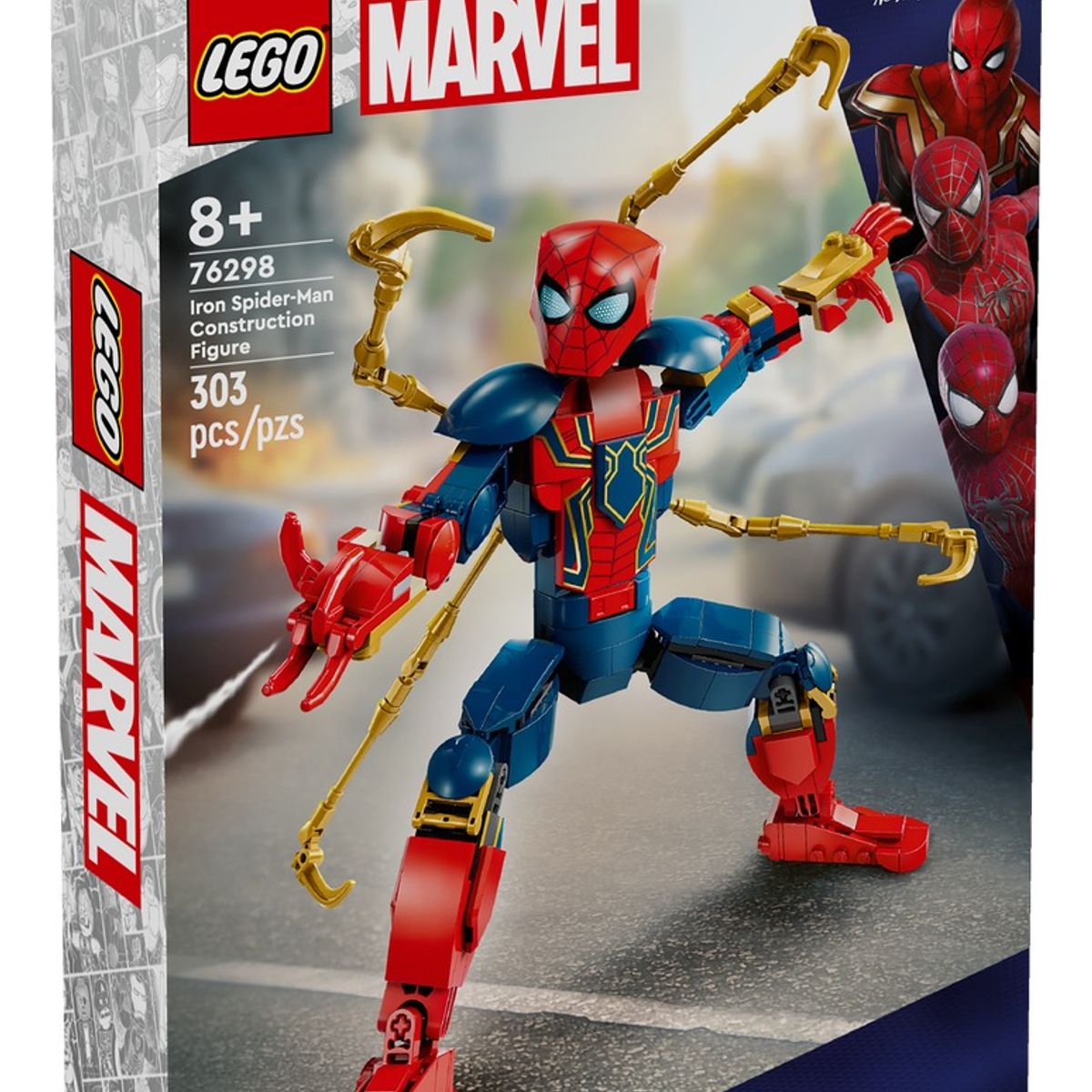 LEGO - LEGO 76298 Figura para Construir Iron Spider-Man