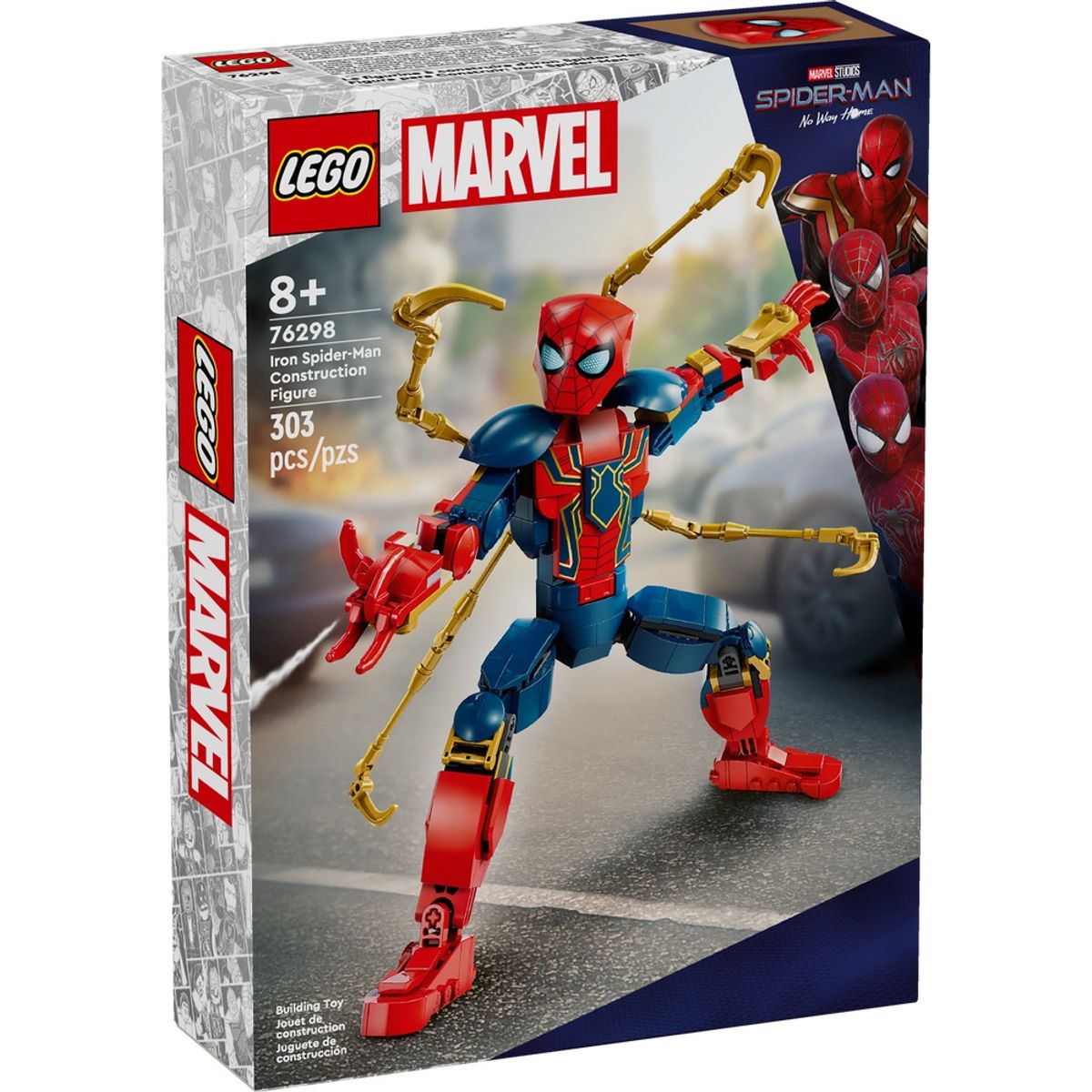 LEGO - LEGO 76298 Figura para Construir Iron Spider-Man