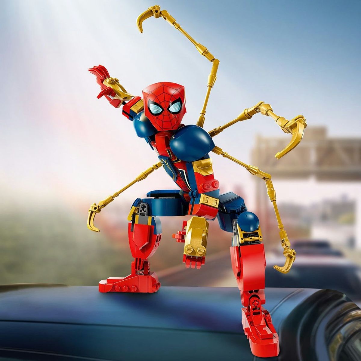 LEGO - LEGO 76298 Figura para Construir Iron Spider-Man