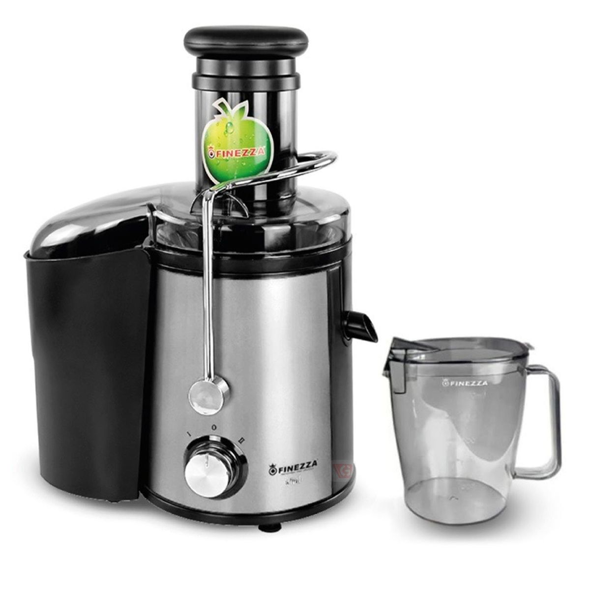 FINEZZA - Extractor de Jugo 800W FZ-6098EX Acero