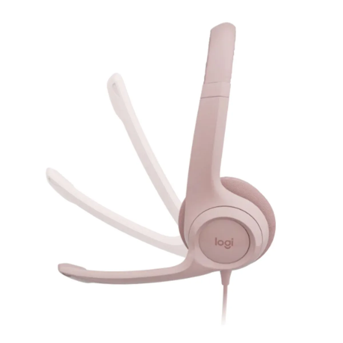 LOGITECH - Audifono Con Microfono Logitech H390 Usb Noise Cancelling Rosado