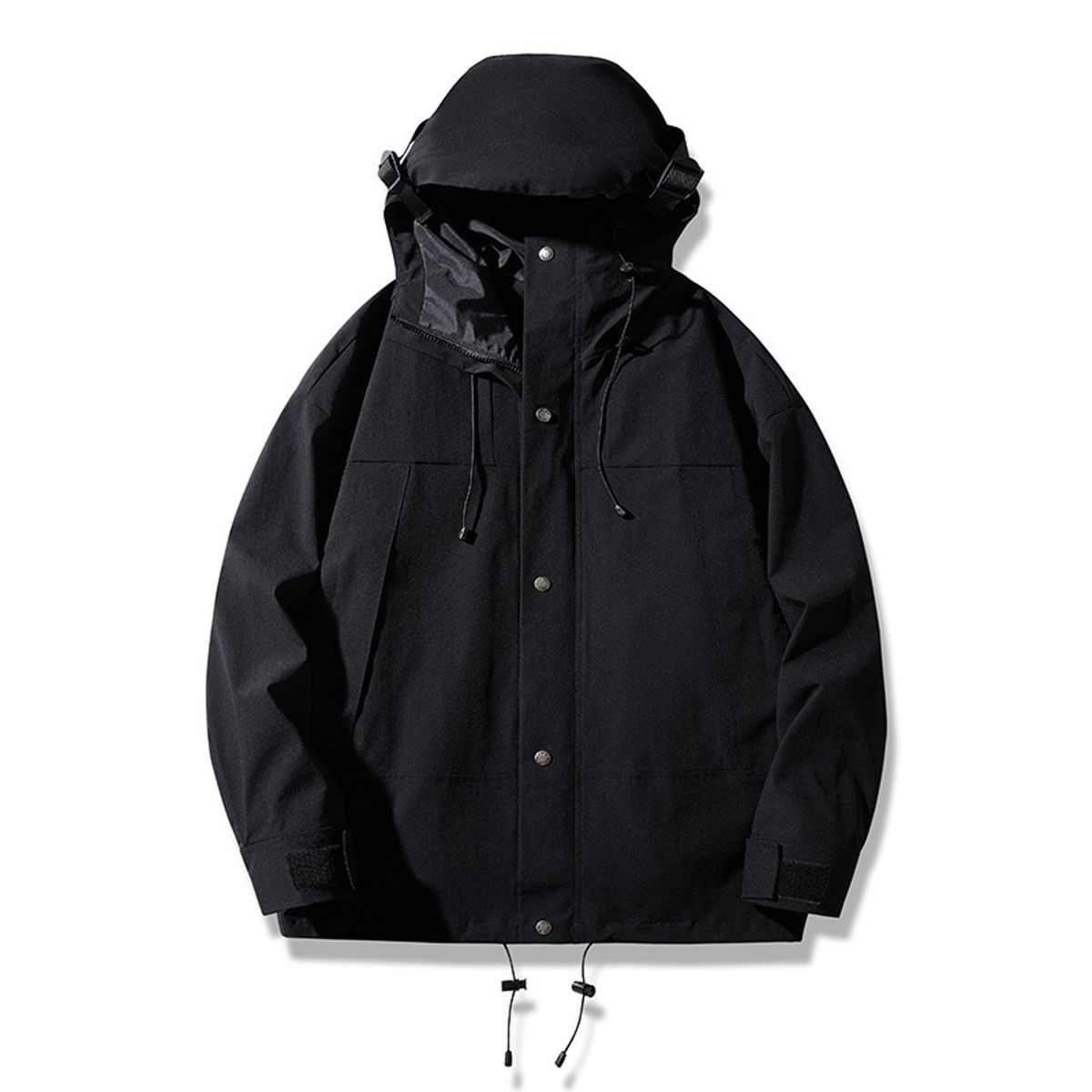 TIOZONEY - Chaqueta impermeable al aire libre - Negro