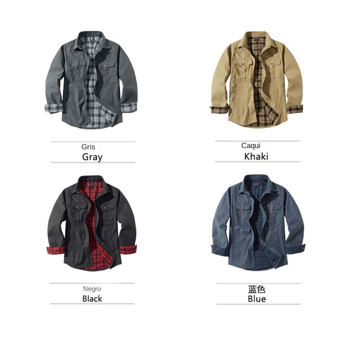 TIOZONEY - Chaqueta gruesa para hombre