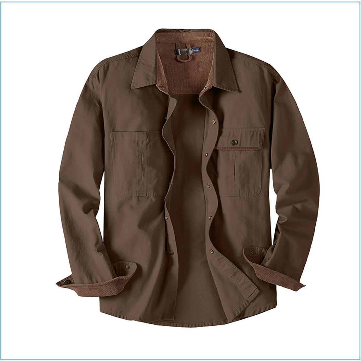 TIOZONEY - Chaqueta casual de algodón con cuello alto para hombre