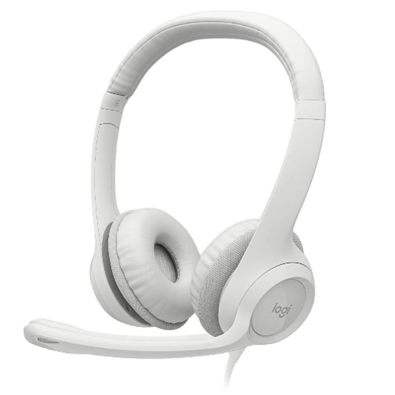 LOGITECH - Audifono Con Microfono Logitech H390 Usb Noise Cancelling Blanco