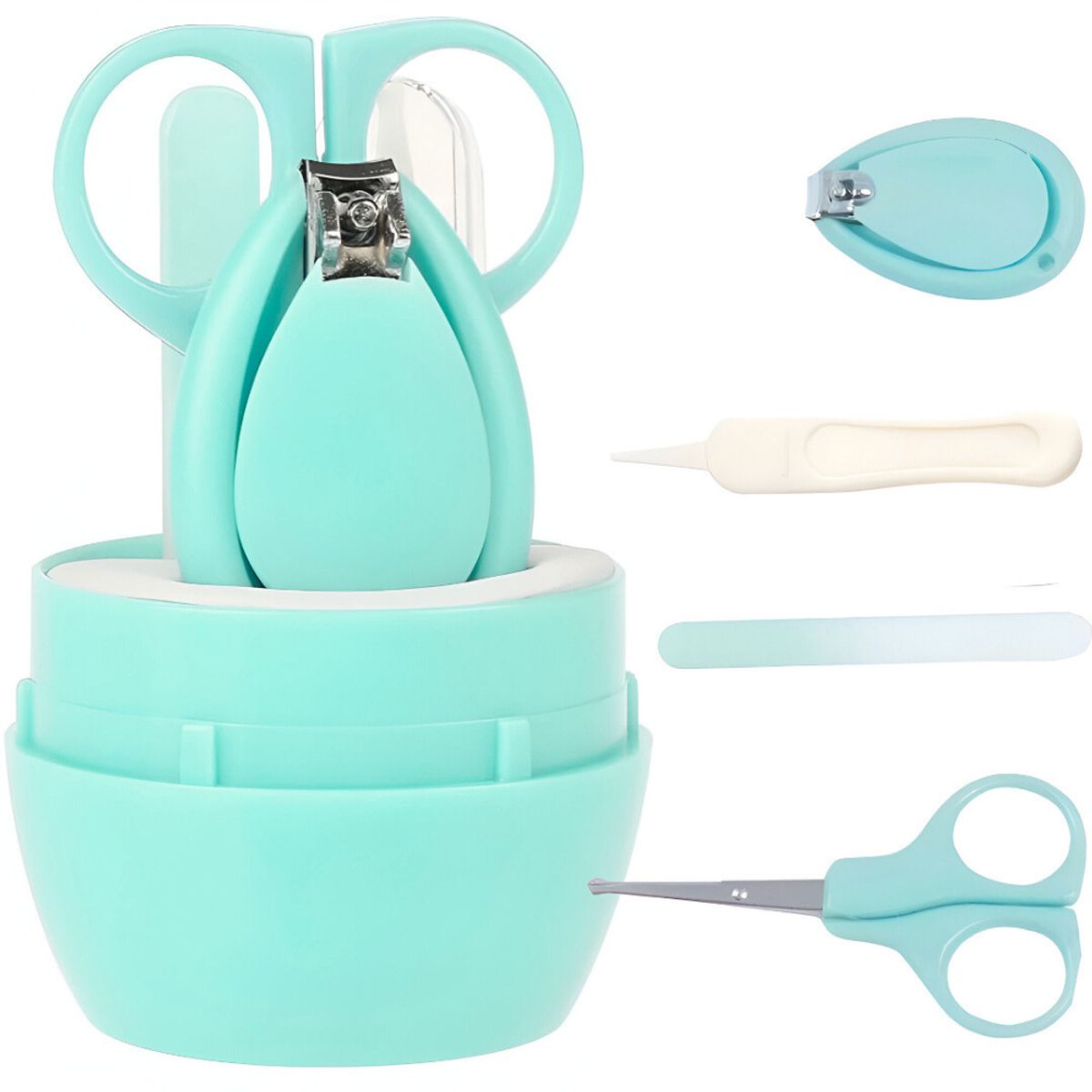 MINARI - Kit de Higiene para Bebés Cortauñas 4 piezas VD K04