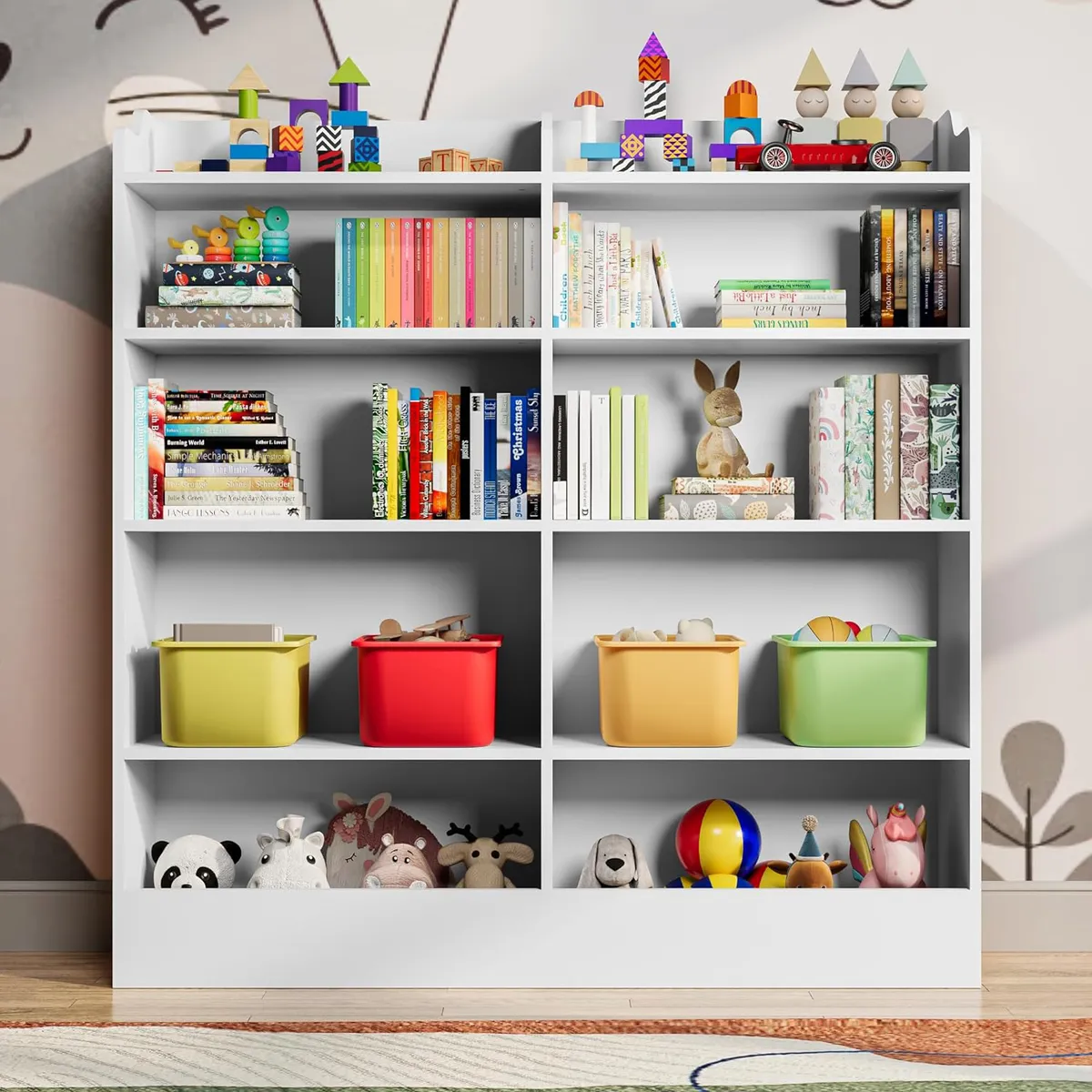 DIBA MUEBLES - Estante Multiusos Infantil Waky Blanco DIBA Muebles
