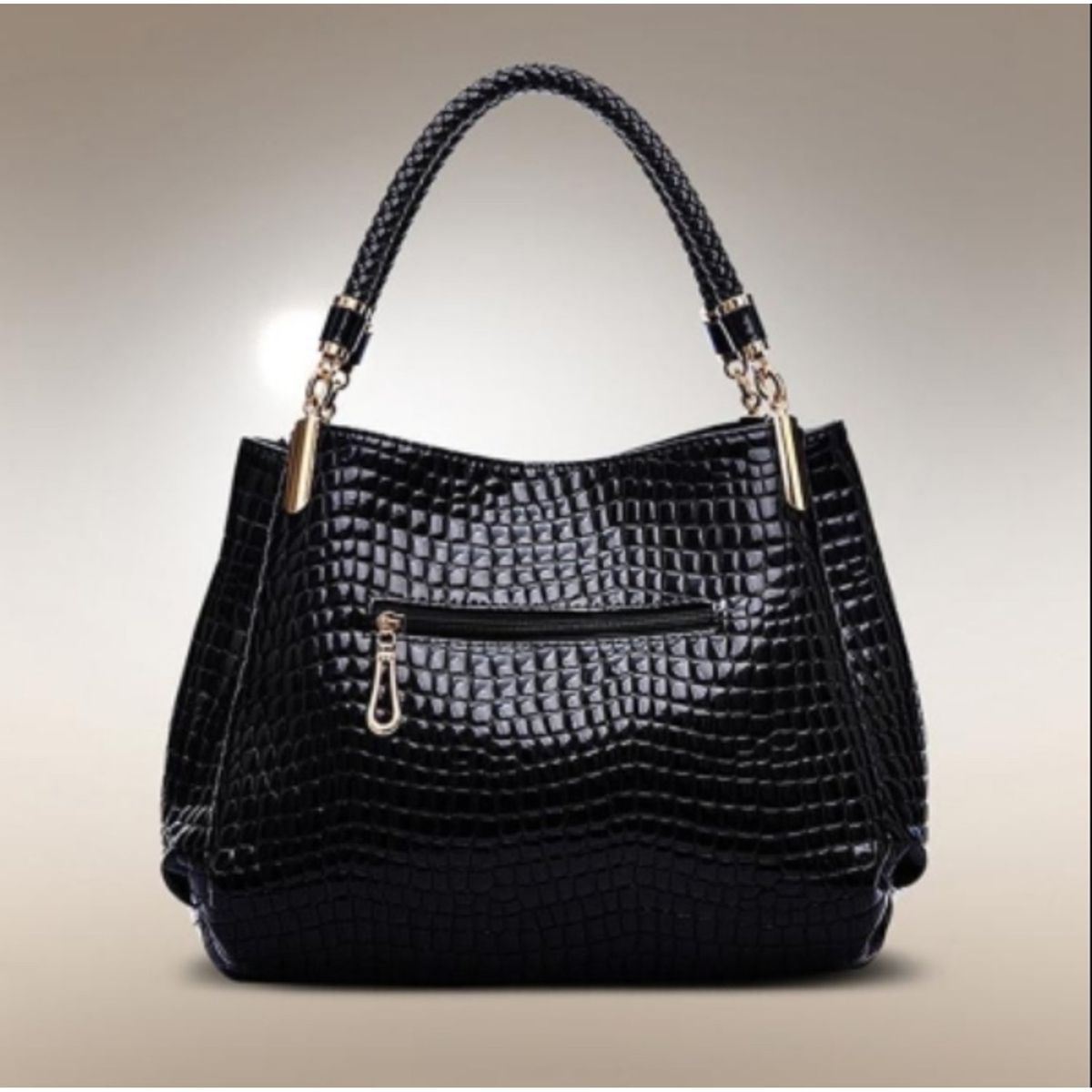 TIOZONEY - Bolsos de PU de grano de cocodrilo