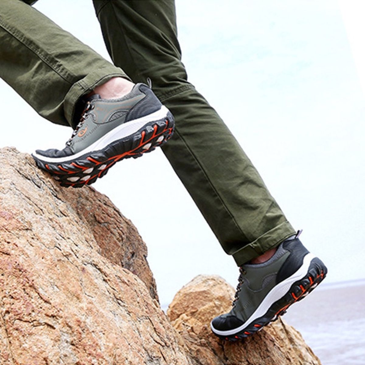 TIOZONEY - Zapatilla Outdoor Hombre