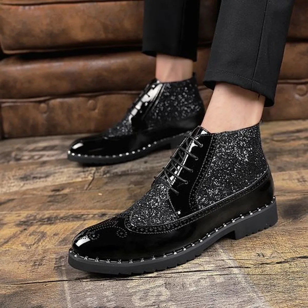 TIOZONEY - Botas para Hombre