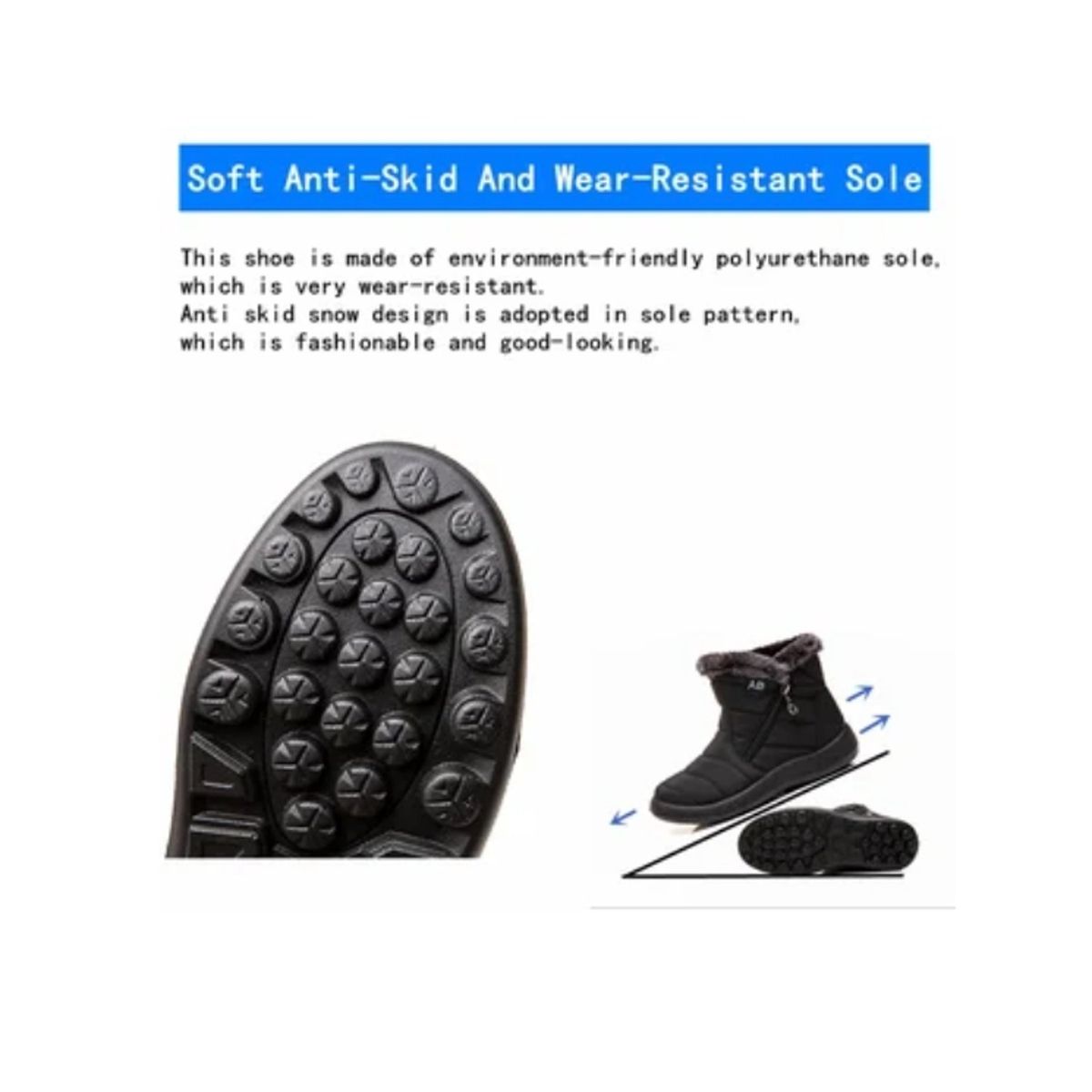 TIOZONEY - Bota Para Mujer