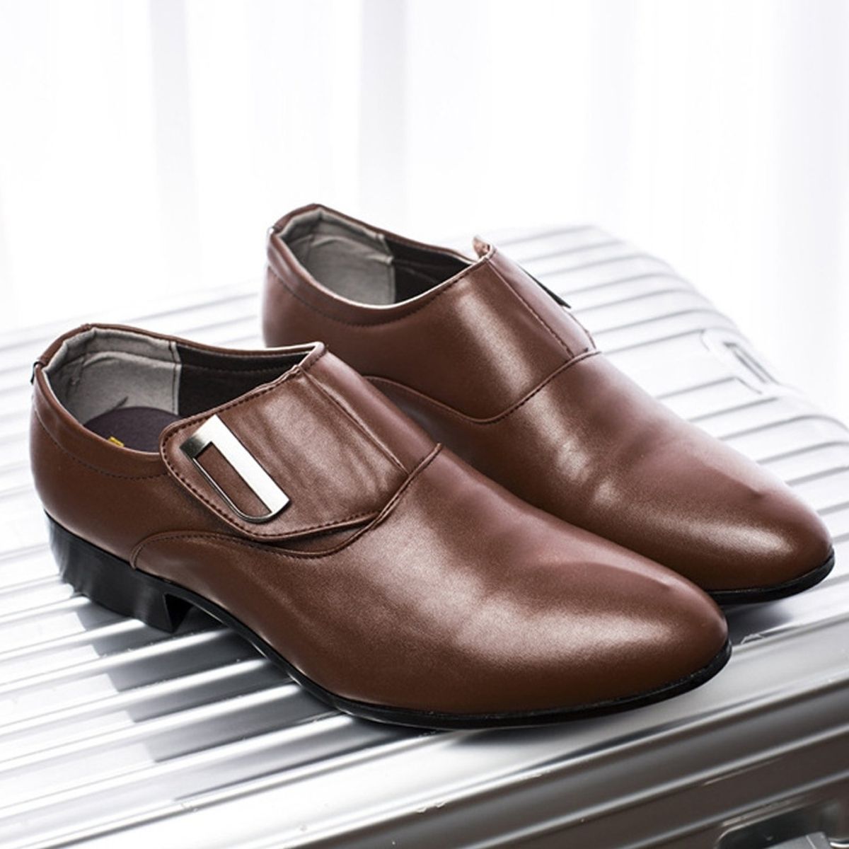 TIOZONEY - Zapato Formal Hombre PU