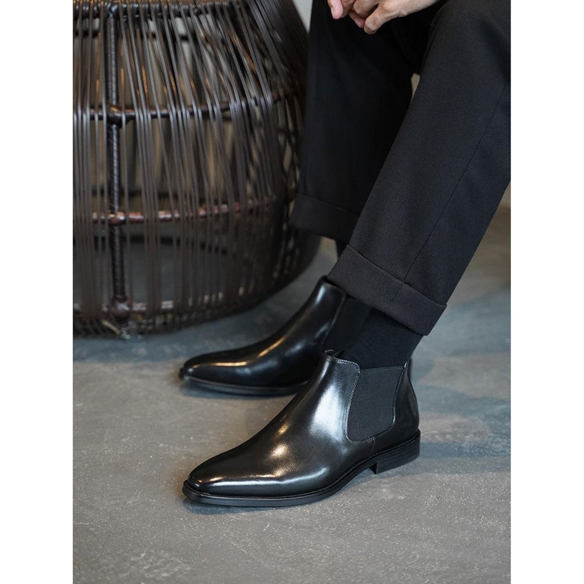 TIOZONEY - Botín Cuero Hombre