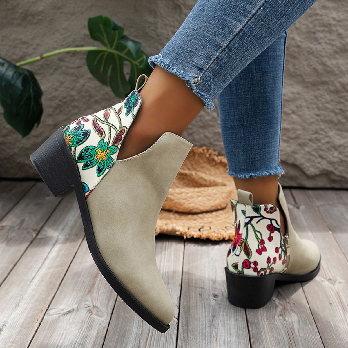 TIOZONEY - Botin De Mujer Moda