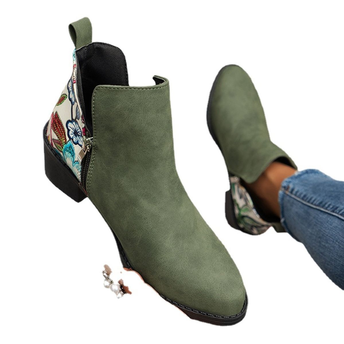 TIOZONEY - Botin De Mujer Moda