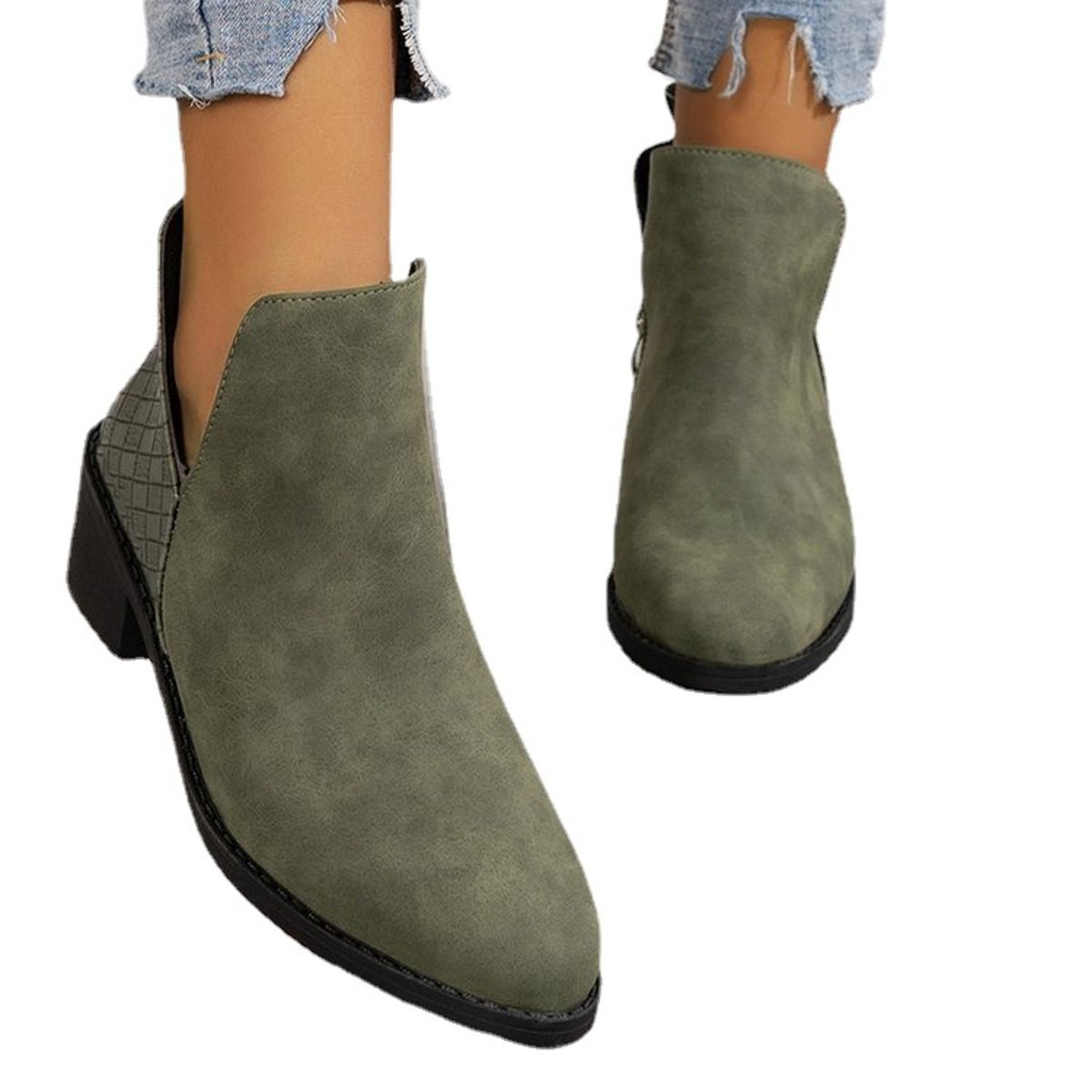 TIOZONEY - Botin De Mujer Moda