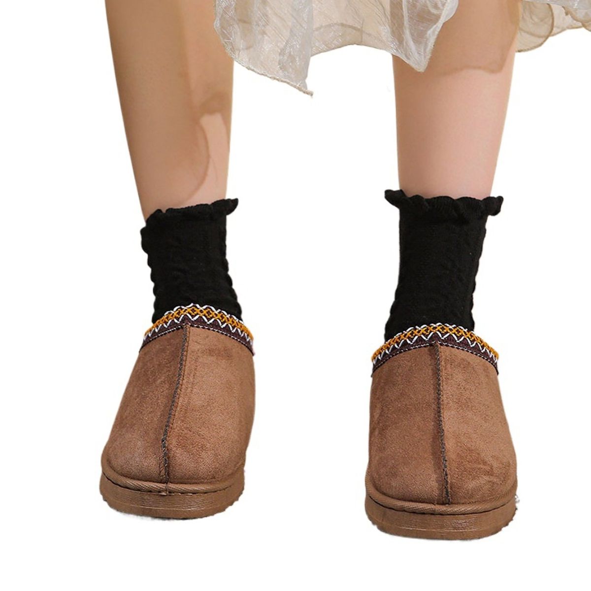 TIOZONEY - Botas de chiporro de moda para Mujer