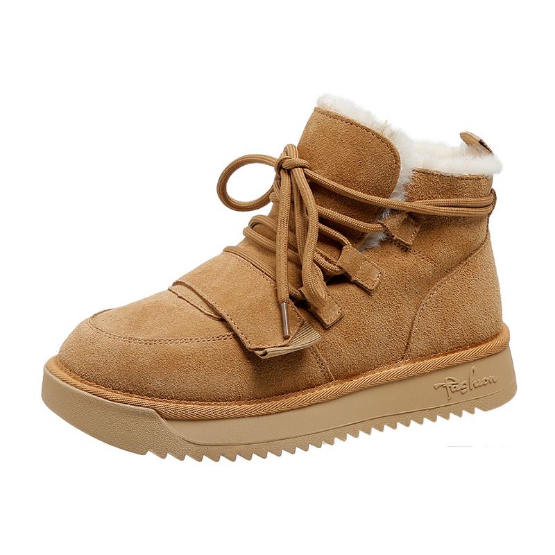 TIOZONEY - Botas abrigadoras altas para Mujeres antideslizantes y cálidas