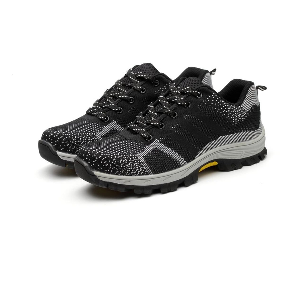 TIOZONEY - Zapatos Trabajo Zapatillas Seguridad Puntera de Acero Respirable